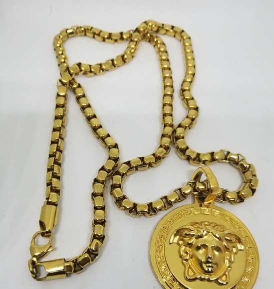 fake versace necklace